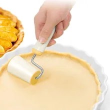 Ролик для пиццы, антипригарная пластиковая скалка для домашней выпечки, для приготовления пищи, легко обрабатывается, роликовое оборудование для выпечки