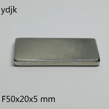

2pcs/lot N35 Rectangular magnet 50x20x5 mm Neodymium magnet 50*20*5 mm NdFeB magnet 50mm x 20mm x 5mm