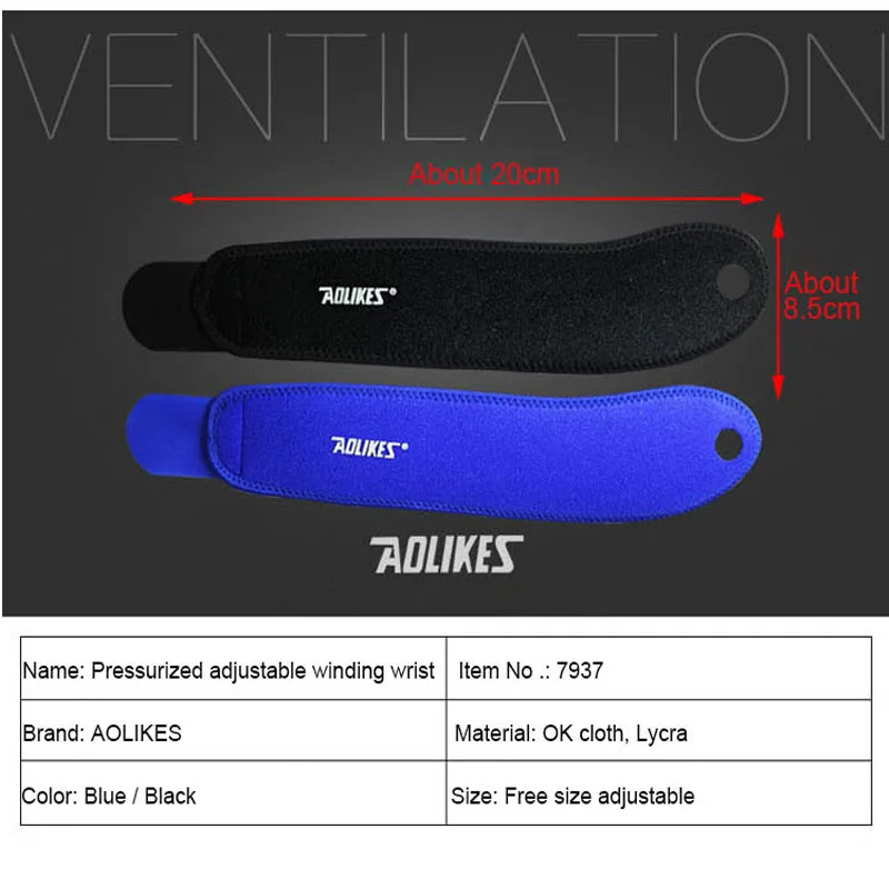 Wrist brace 1Pcs Gym Wrist Band Sports Wristband Wrist Brace Support Splint Fractures Carpal Tunnel Wristbands for Fitness