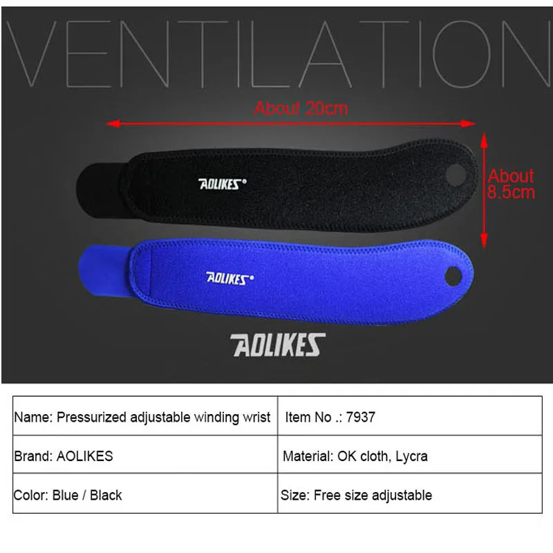 Aolikes 1 шт. спортивный браслет на запястье для спортзала, браслет на запястье, поддержка запястья, шина, переломы карпального туннеля, напульсники для фитнеса