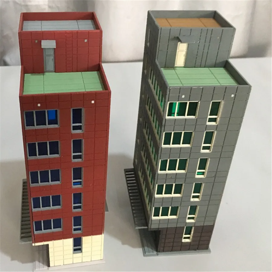 architecture model n scale building07