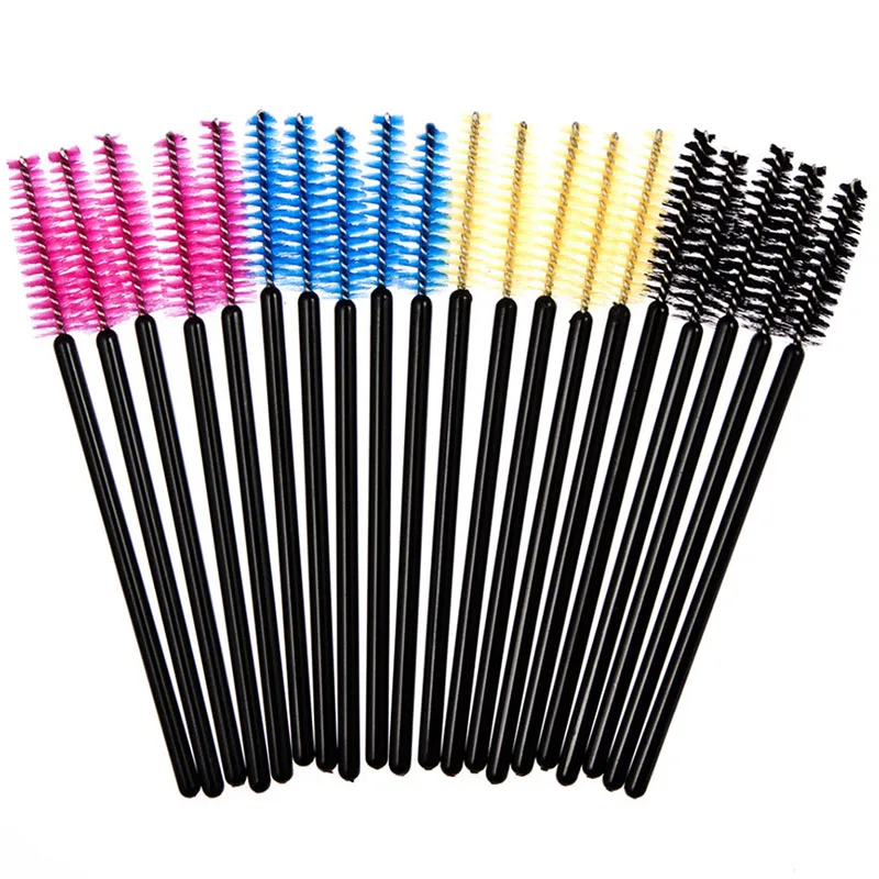 Buy 50pcs Disposable Eyebrow Brush Eyelash Brush Long