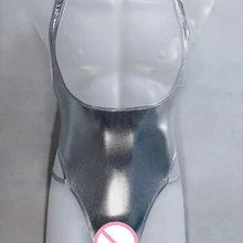 Кожаное боди для мужчин, Корректирующее белье, майка для мужчин, майка для борьбы, спандекс, спортивный костюм для тренировок на талии для мужчин, стринги, боди