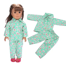 Cute Design pullip dolls Pajamas Nightgown Clothes For 18 inch American Girl Dolls Clothes For Baby