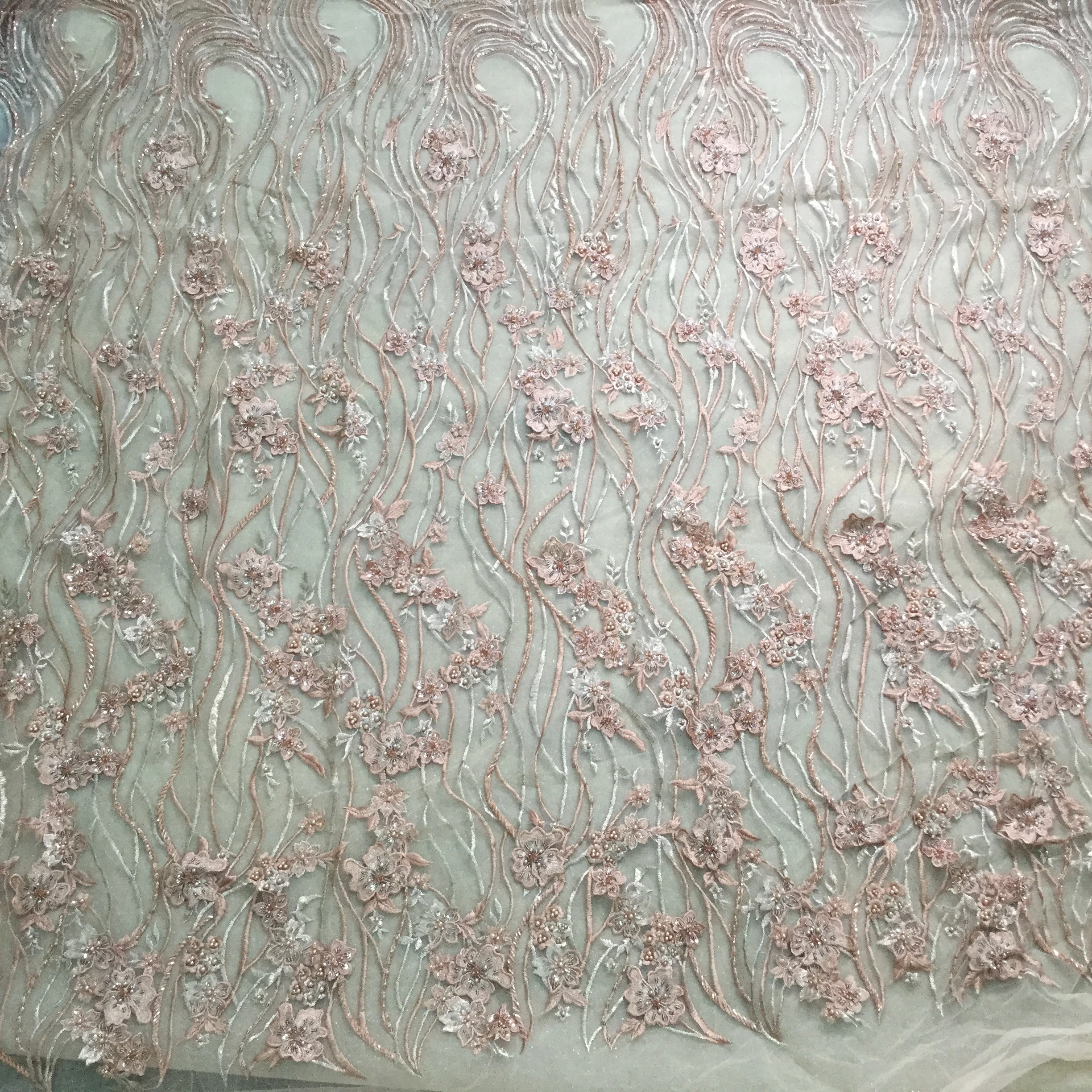 

Soft material SYJ-52912 French Lace Fabrics good price African Tulle Lace Fabric