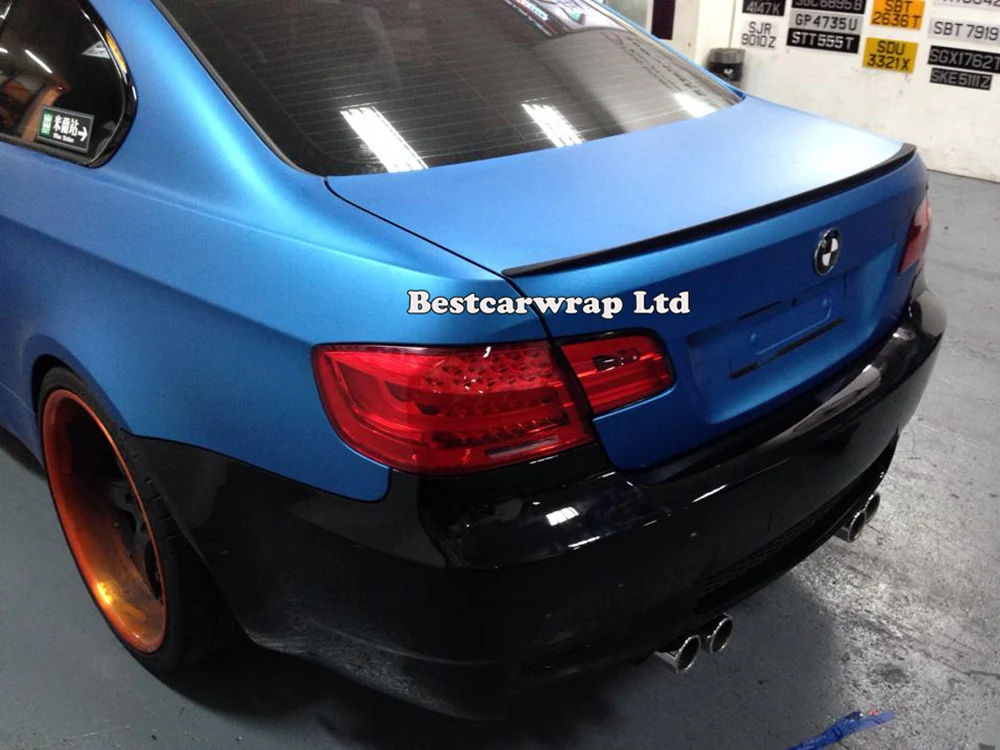 3m pearl blue matte Vinyl Car wrap Film matt peral Foile sticker (1)