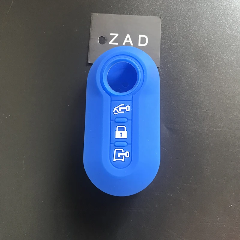 ZAD силиконовый резиновый чехол для ключа автомобиля для Fiat Ducato для Citroen реле для Пежо боксер пью25 3 кнопки ключ