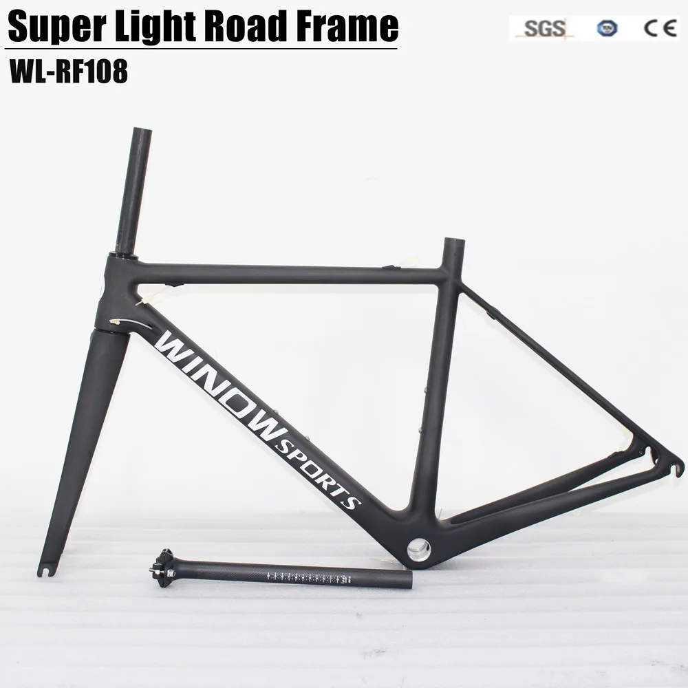 

2018 carbon fiber road frame racing bike carbon bike black & white color ud wave super light carbon road bike frame