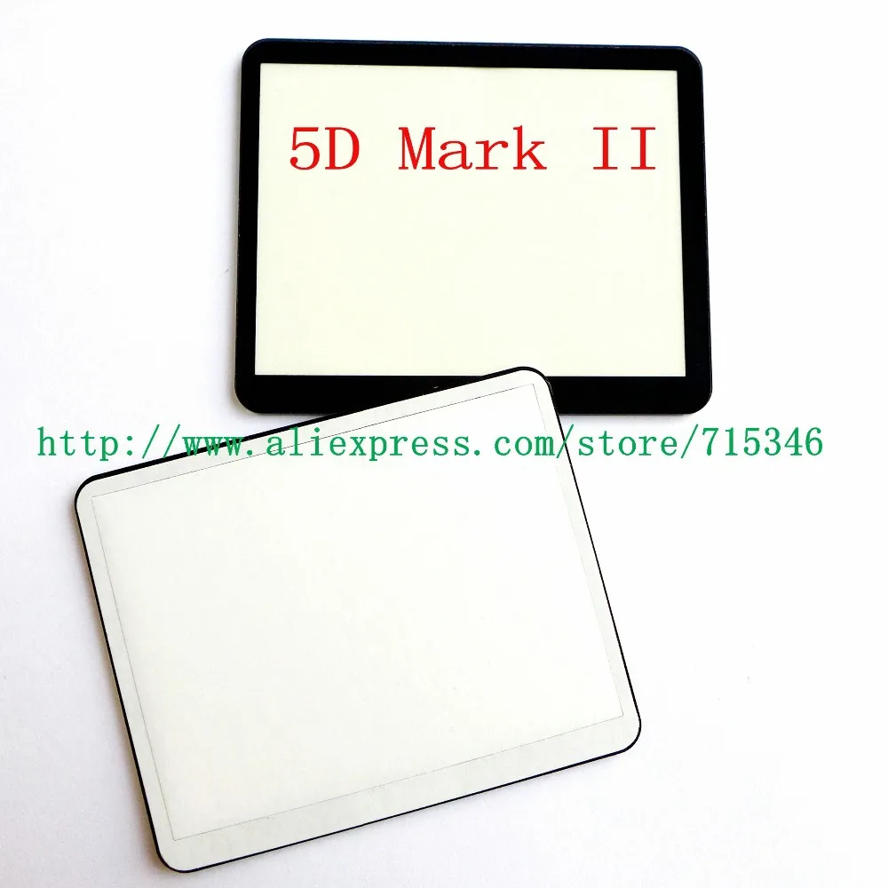 

New LCD Screen Window Display (Acrylic) Outer Glass For CANON EOS 5DII 5D Mark II / 5D2 Camera Screen Protector + Tape