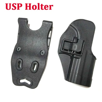 

Military Gun Cases Hunting Hand Gun Tactical Belt Holster For HK USP Compact Pistol Airsoft Air Gun Quick Drop Waist Holster