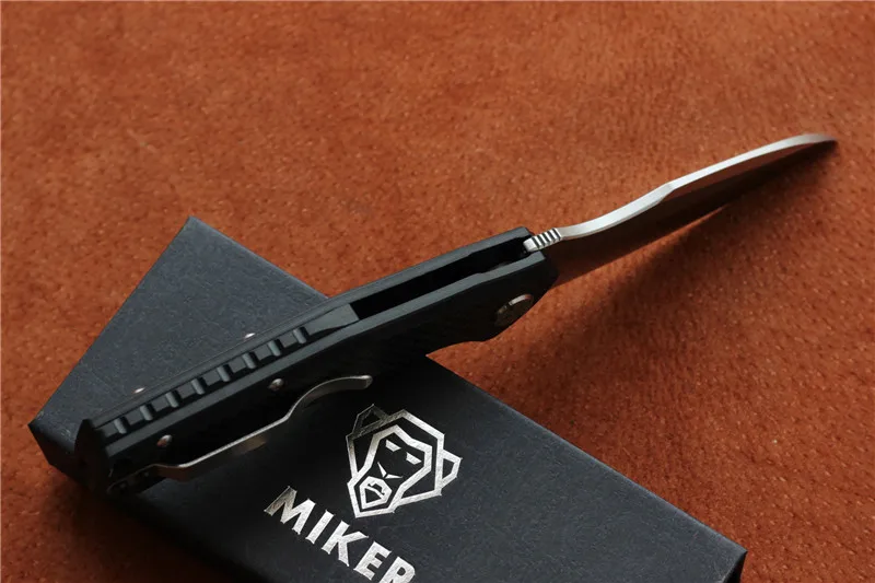 Высокое качество, MIKER ZT0850 складной нож, D2 лезвие, углеродное волокно ручка самолет подшипник, Кемпинг Охота фрукты Карманные Ножи EDC инструменты