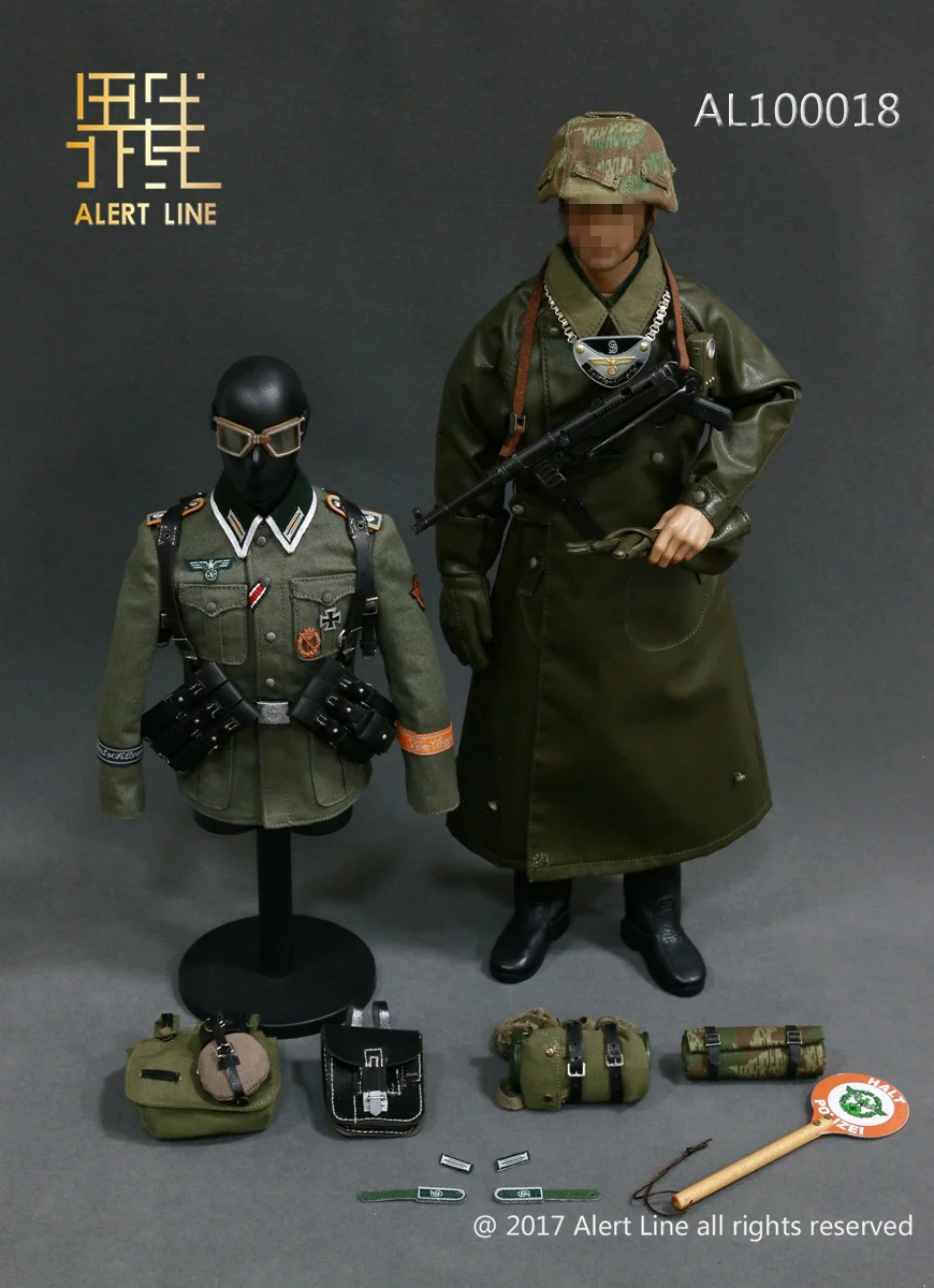 Сигнальная линия AL100018 WWII German Grossdeutschland Division (GD) Военное полицейское Снаряжение
