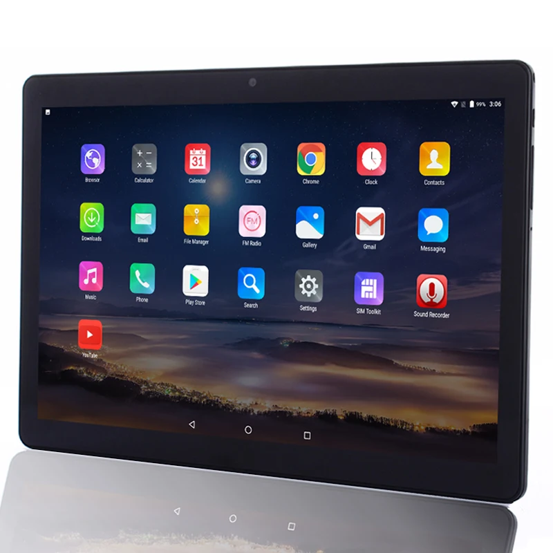 10 ядерный дюймовый планшетный ПК Android 8 0 ОЗУ 6 Гб ПЗУ 64 1920*1200 IPS 2.5D Закаленное экран