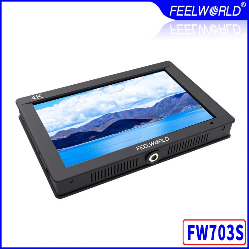 Feelworld FW703S 3G SDI 4K HDMI DSLR 7-дюймовый ЖК-монитор IPS Full HD 1920x1200 портативный полевой