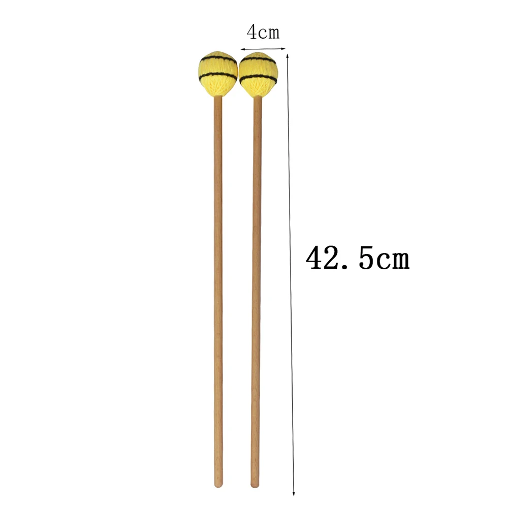 1 пара Marimba палка молоток ксилофон Glockensplel молоток с ручки из бука ударный инструмент Аксессуары для любителей