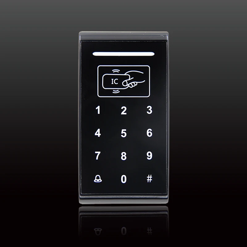 

Touch screen switch access control keypad