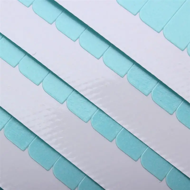 60pcs Waterproof 5 Sheets 4cm*0.8cm Hair Tape Adhesive Glue Double Side Tape For Lace Wig Feature Human Hair Extension Tool