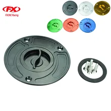 FX CNC Aluminum Motorcycle Fuel Tank Gas Cap Cover Keyless For Suzuki GSXR 600 GSXR 750 GSXR 1000 SV650 SV650S SV1000 SV1000S
