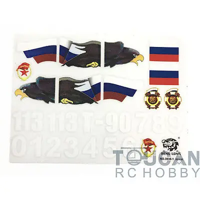 

2.4Ghz HengLong 1/16 Russian T90 RC Tank Model 3938 Decal Accessory TH00568