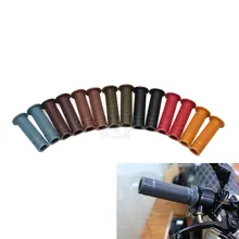 1 пара Новая мотоциклетная обувь 22/24 мм Old School резиновая нескользящая рукоятка грипса на руль Универсальный для Triumph Cafe Racer поплавок на заказ