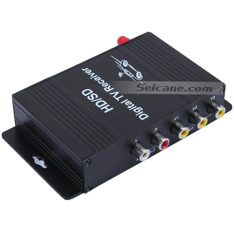 Seicane ATSC HD Digital TV Receiver Receiving with Visa 4 Video Output and Input 2 for Car Audio Out Put 12V DC 50-810KM/H EPG