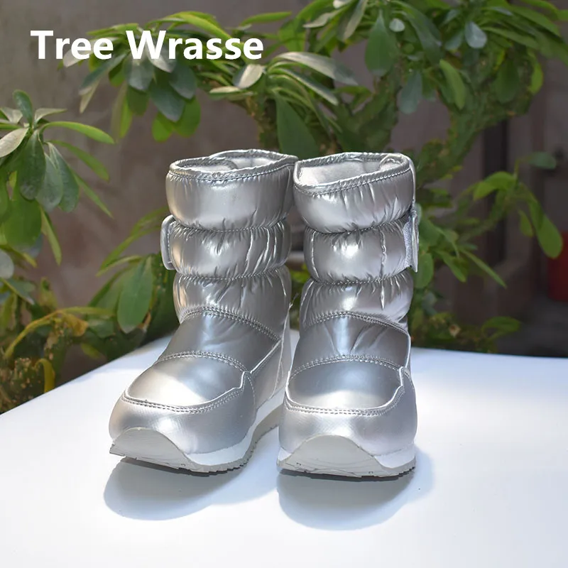 Tree Wrasse Girls Waterproof Boots Winter Children Snow Boots Kids Warm Plush Anti-skid Snow Boots For Boys New Cotton Shoes Tree Wrasse Girls Waterproof Boots Winter Children Snow Boots Kids Warm Plush Anti-skid Snow Boots For Boys New Cotton Shoes
