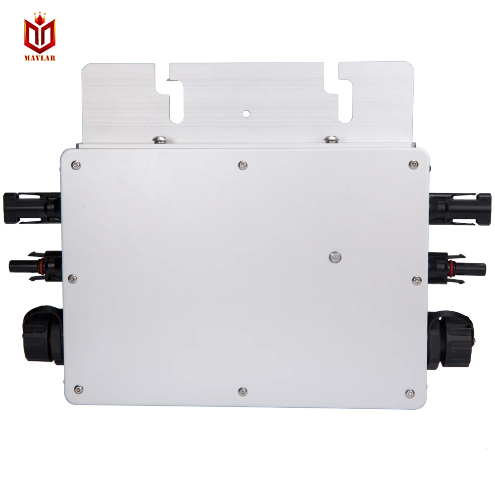 

Maywah@ Maysun600W 22-50VDC Waterproof Pure Sine Wave On Grid Tie Micro Inverter With 4 MPPT Function 100V/110V/120V/127V AC