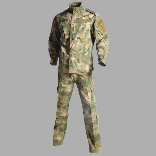 CP камуфляжная армейская военная форма мужские тактические брюки карго+ куртки BDU боевая униформа армейская Мужская военная игра CS Hunt комплекты одежды - Цвет: ATACS GREEN