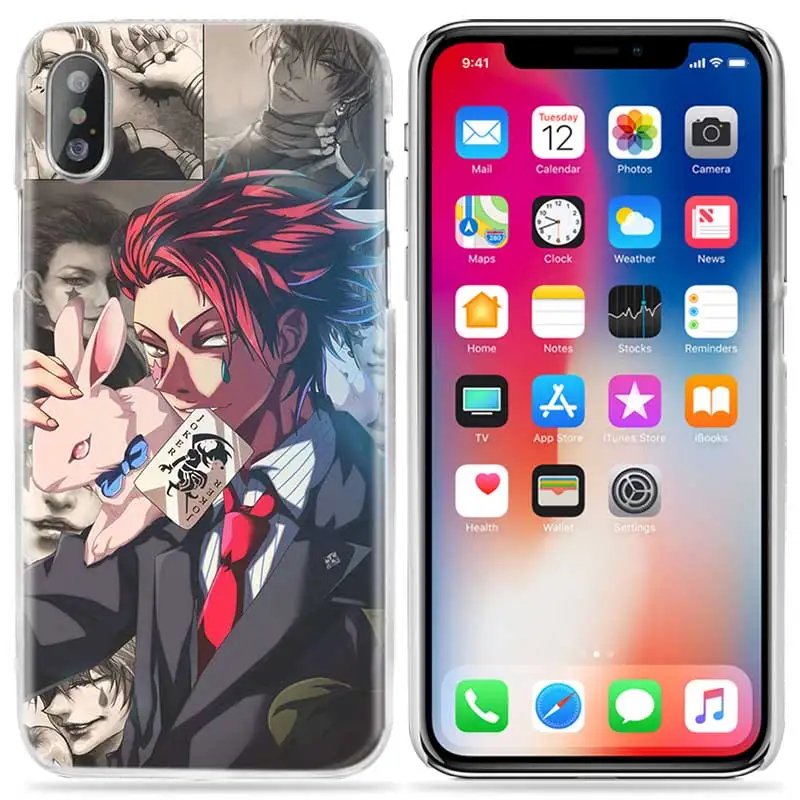 Чехол Hunter x Hunter Для iPhone XS Max XR X 10 11 7S 8 6 6S Plus 5S SE 5 4S 4 5C 6+ 6S+ 7+ 8+ жесткий чехол для телефона с рисунком аниме coque - Цвет: 09