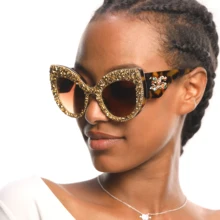 9 цветов роскошные женские кошачий глаз Винтажные Солнцезащитные большие брендовые дизайнерские блестящие стразы солнцезащитные очки для мужчин и женщин