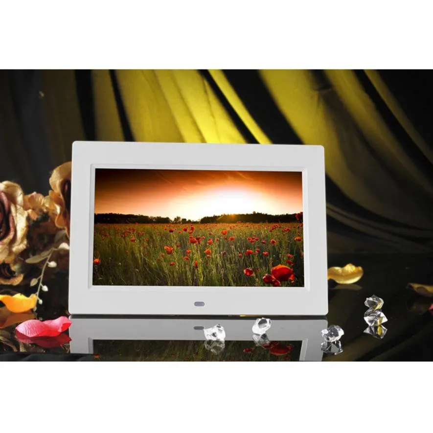 Лучший подарок 1" дюймовым HD монитором под управлением операционной 16:9 цифровая рамка для фотографии; альбом изображение MP4 видеопроирыватель RemoteControl высокого качества DEC6