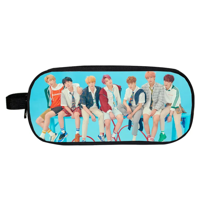 Новый kpop BTS BT21 Bangtan мальчики любят себя ответ холст Pencilcase косметичка держатель для хранения