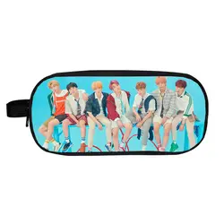 Новый kpop BTS BT21 Bangtan мальчики любят себя ответ холст Pencilcase косметичка держатель для хранения