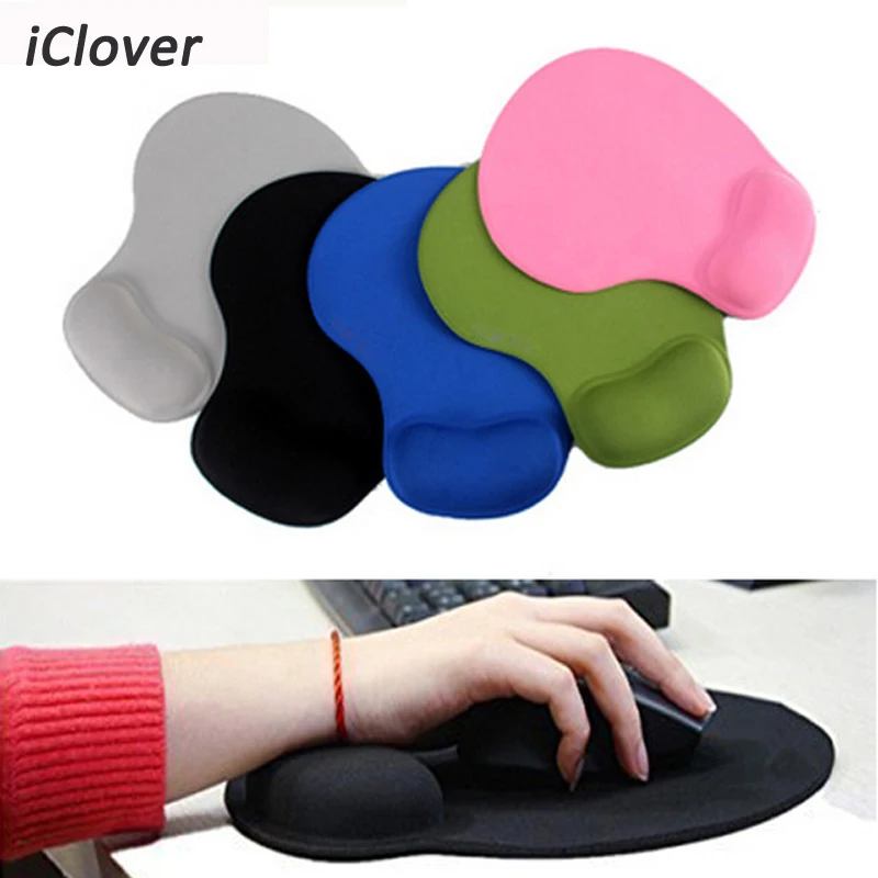 iClover Ergonomic Non slip Mouse Pad Gel Wrist Rest Pad for Macbook PC