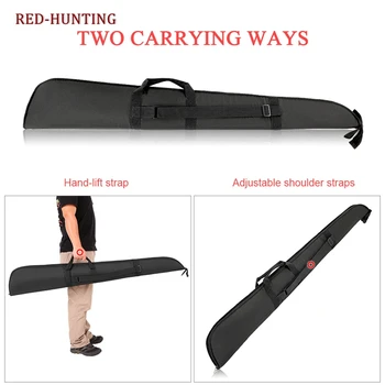 

Airsoft Tactical Heavy Duty Gun Rifle Bag Black Shoulder Slip Bag fit 130cm