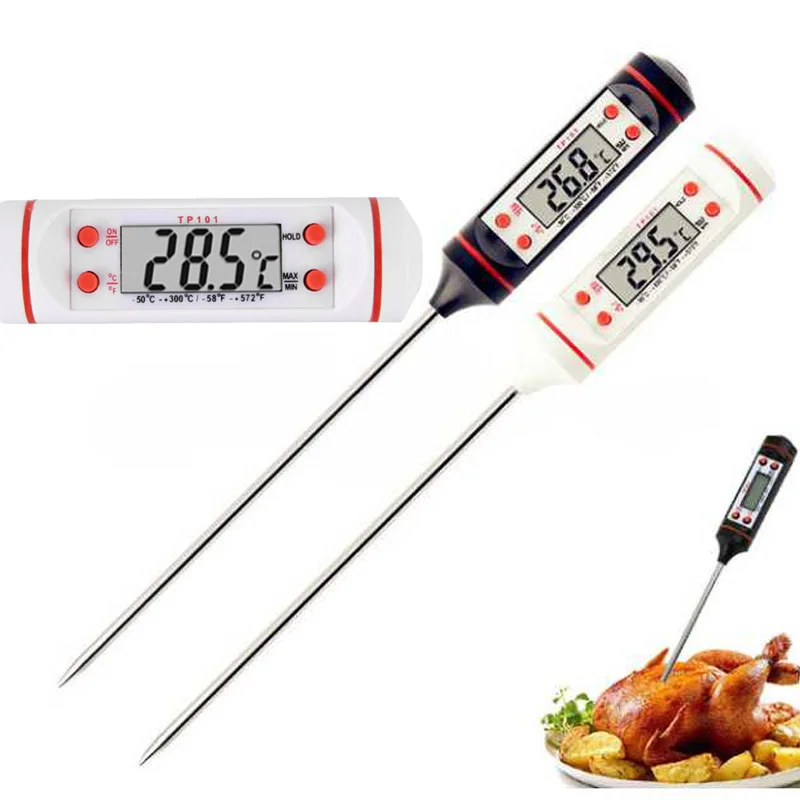 Digital Kitchen Thermometer probe lcd outdoor wireless bbq grill Food Water Kitchen barbecue meat cooking grilling thermometer