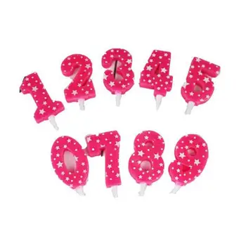 

1 Pcs Number Birthday Candles 1 2 3 4 5 6 7 8 9 0 Kids Birthday Candles for Cake Party Supplies Decoration Cake Candles Decor