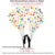 Party Favor 40*60cm Multi Size Wedding Fingerprint Tree Painting Signature Guest Book Couple's Kiss Canvas Painting With Ink Pad