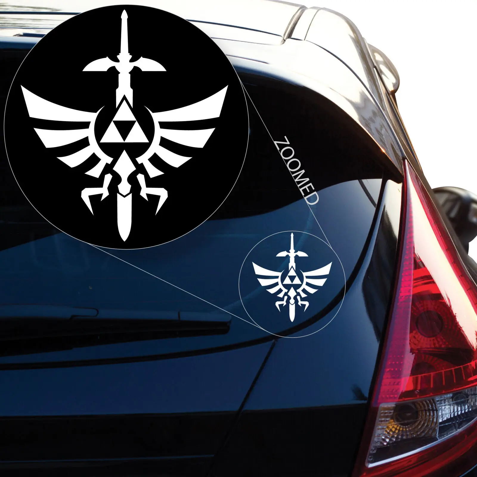 Zelda Triforce with Sword Vinyl Decal StickerCar Stickers AliExpress