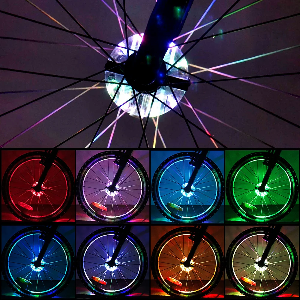 Buy Bike Light Rechargeable Bicycle Wheel Spokes Light