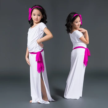 

Bellydance Costume Professional Modal Robe Bollywood Dress Indian Clothes For Kids Belly Dancing Girls Exotic Dancewear DN2847
