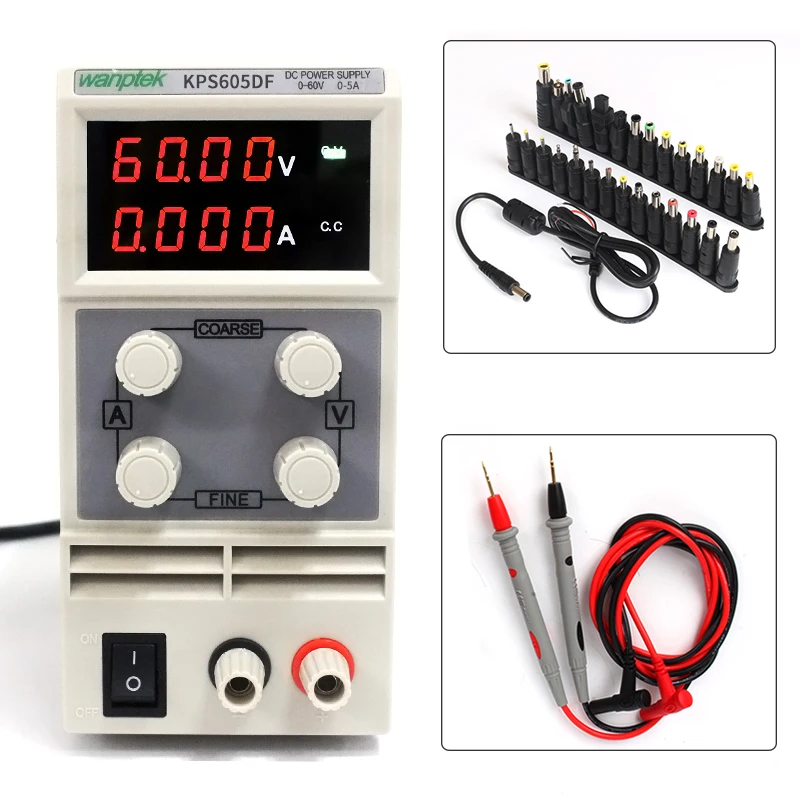 

Household high stability Mini multi-function DC adjustable 60V5A 0.01V/0.001A 4digital display swithing regulated power supply