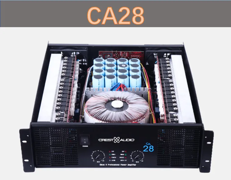 CA12 Professional Power Amplifier Pure Power Amplifier 2channels 2U KTV/Stage/Home Entertainment KTV 8ohm 450W*2/4ohm 900W*2