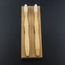 DR. PERFECT, 2 штуки, Толстая ручка, стильная деревянная зубная щетка, бамбук, новинка, Бамбуковая зубная щетка с мягкой щетиной, без бисфенола, нейлоновая щетина