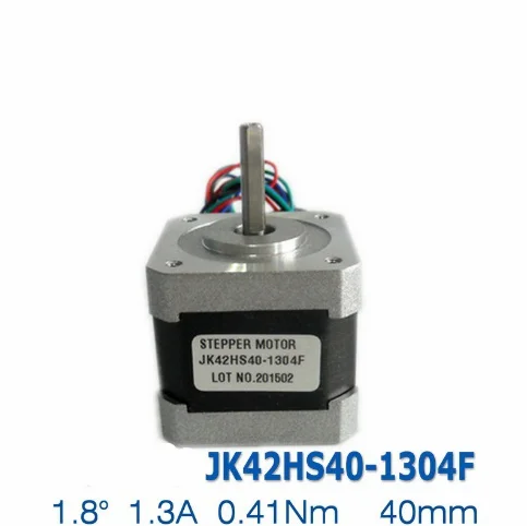 

CNC 3d printer parts 40mm 1.3A D Shaft 42BYG Stepper Motor NEMA17 JK42HS40-1304F Two phase four wire Cable for 3d printer