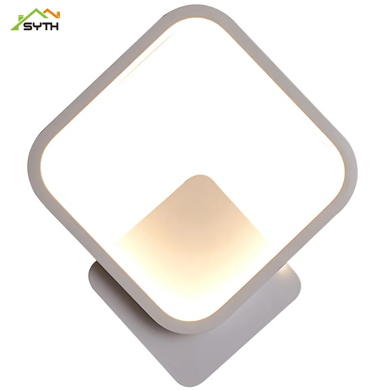 

High light translucent acrylic material wall light bedroom light lampen modern led wall light wall light for home bathroom light