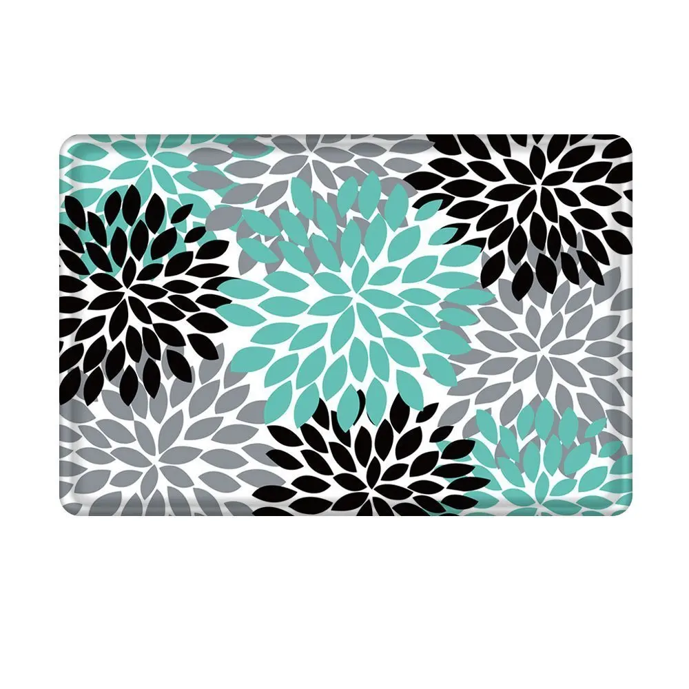 Microfiber Kitchen Rugs Promotion For Promotional Dahlia Flower Flannel Microfiber Bathroom Shower Accent Rug Non Slip Soft Absorbent Kitchen Floor Mat