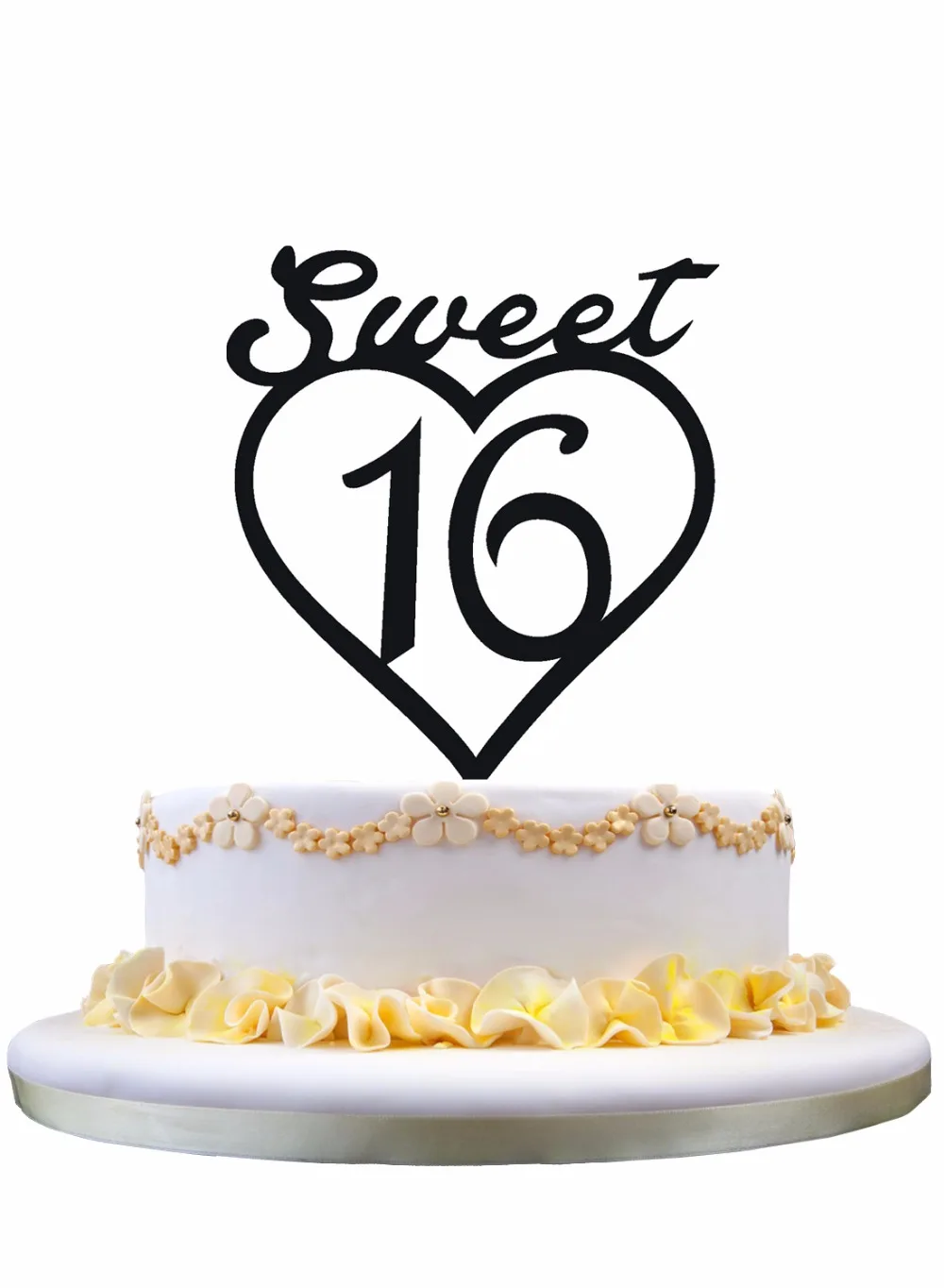 Download Meijiafei Sweet Heart 16 Birthday Wedding Anniversary Cake ...