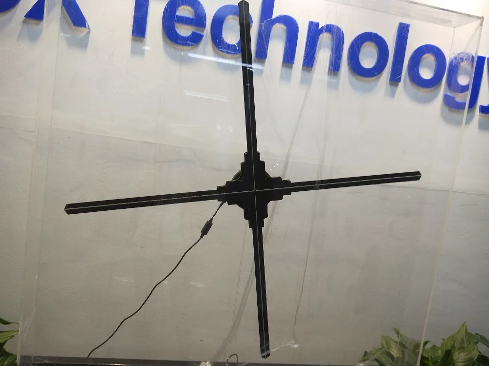 50cm led fan Frame projector player 3d holographic advertising display