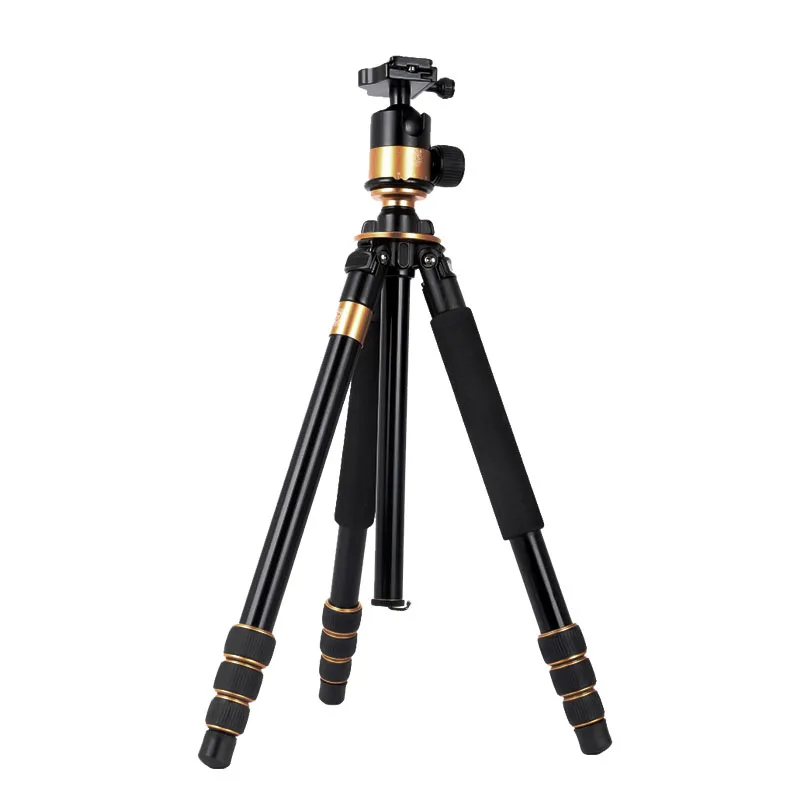 QZSD Q1000 Профессиональный штатив для Canon Nikon sony Цифровые зеркальные DSLR Камера стабильный 45 мм мяч с шаровой головкой нагрузка 15 кг